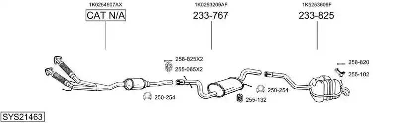 BOSAL SYS21463