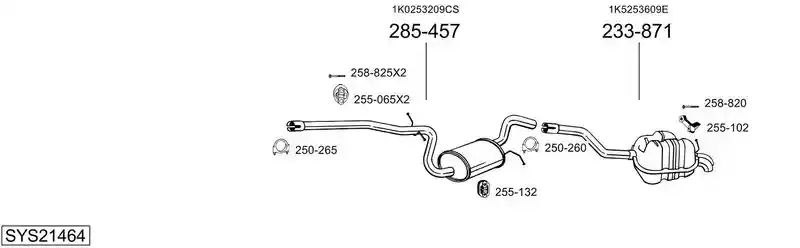 BOSAL SYS21464