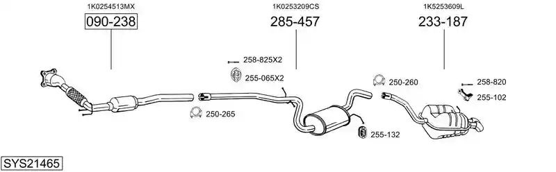 BOSAL SYS21465