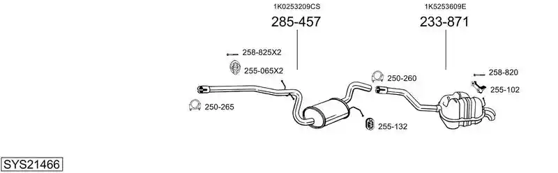 BOSAL SYS21466