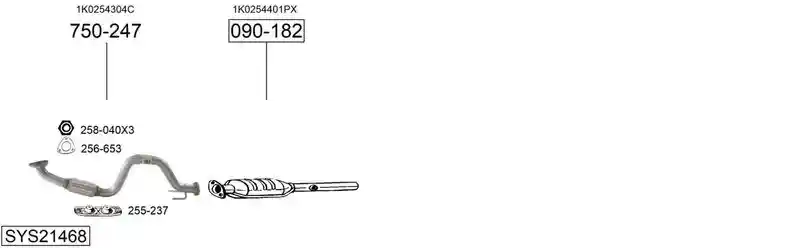 BOSAL SYS21468