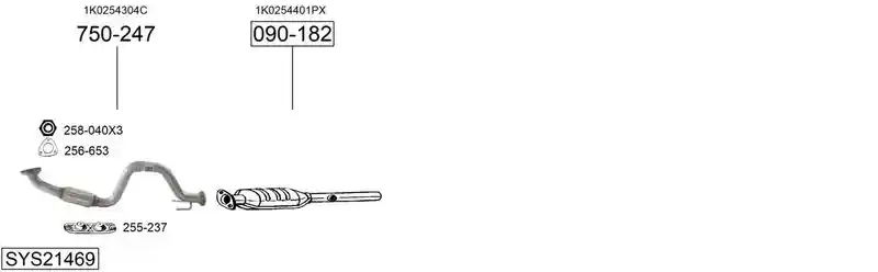 BOSAL SYS21469