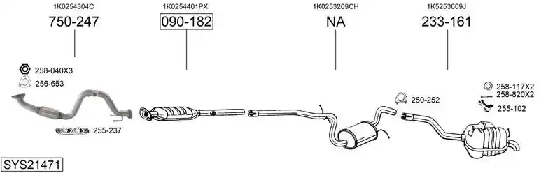 BOSAL SYS21471