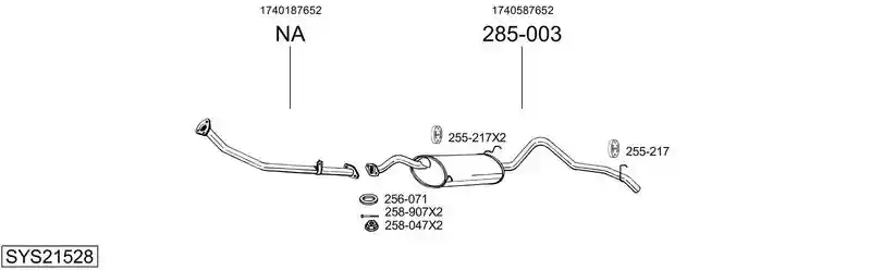 BOSAL SYS21528