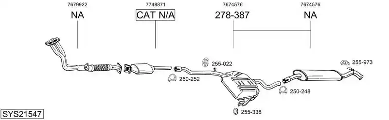BOSAL SYS21547