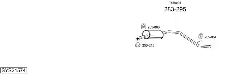BOSAL SYS21574