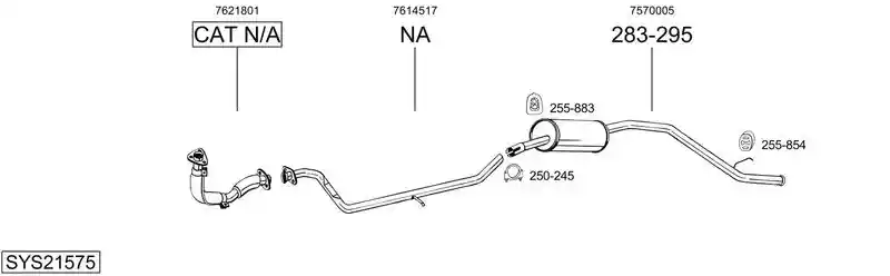 BOSAL SYS21575