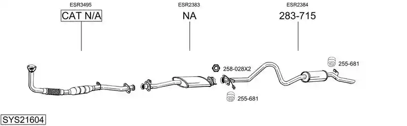 BOSAL SYS21604