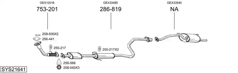 BOSAL SYS21641