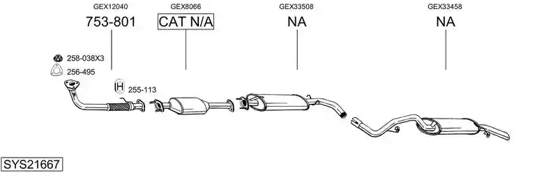 BOSAL SYS21667