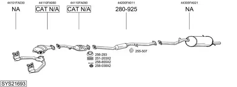BOSAL SYS21693