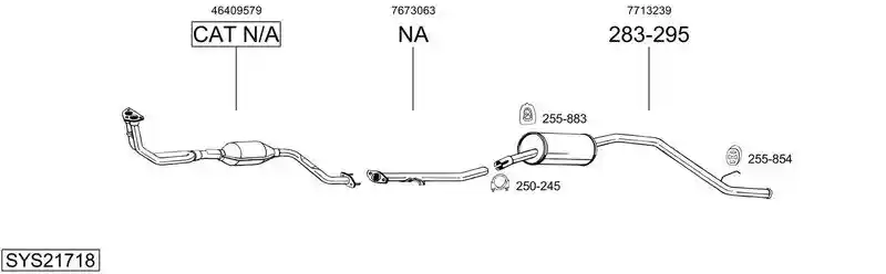 BOSAL SYS21718