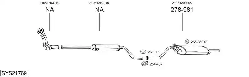 BOSAL SYS21769