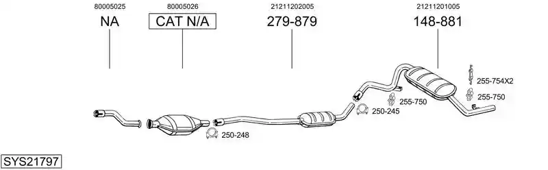 BOSAL SYS21797