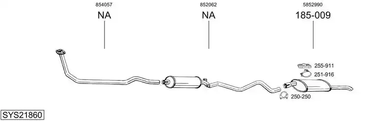 BOSAL SYS21860