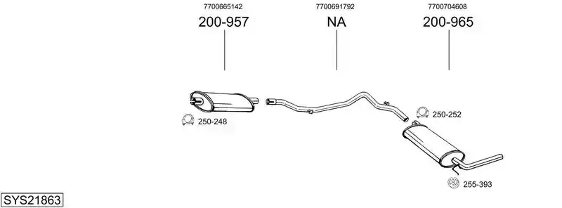 BOSAL SYS21863