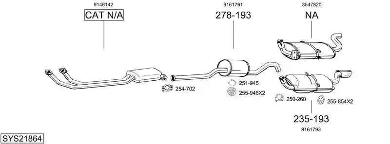 BOSAL SYS21864