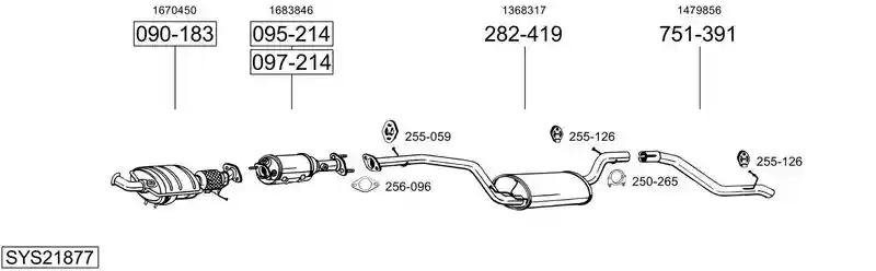 BOSAL SYS21877