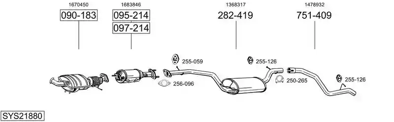 BOSAL SYS21880