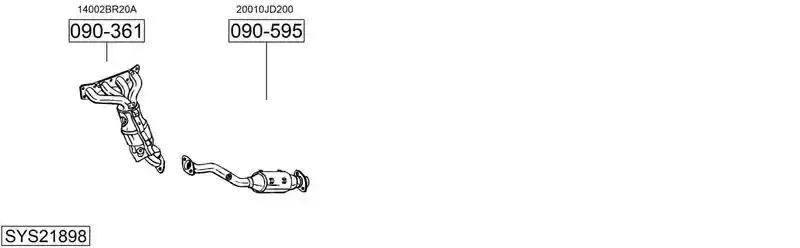 BOSAL SYS21898