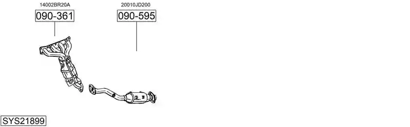BOSAL SYS21899