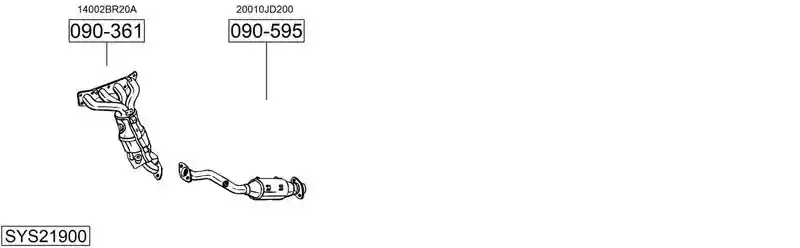 BOSAL SYS21900