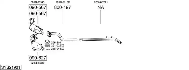 BOSAL SYS21901