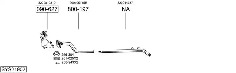 BOSAL SYS21902