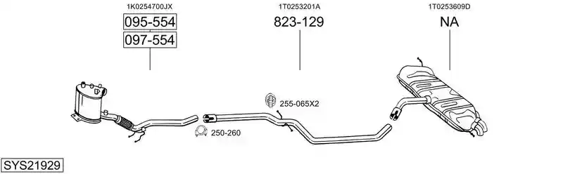 BOSAL SYS21929