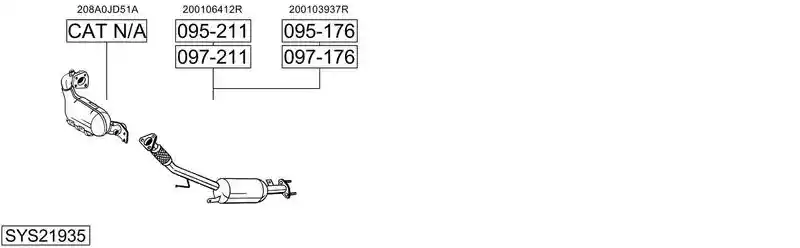 BOSAL SYS21935