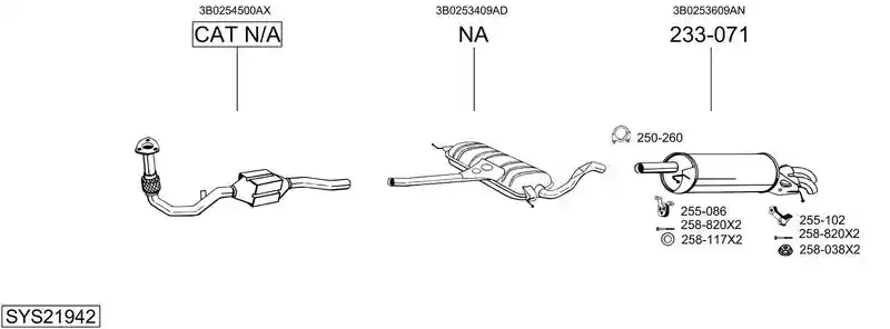 BOSAL SYS21942