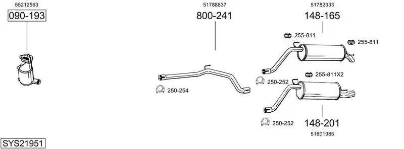 BOSAL SYS21951