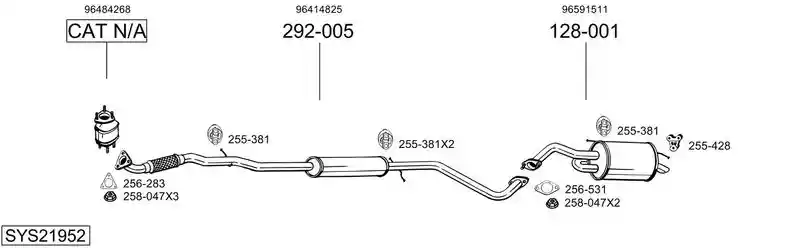 BOSAL SYS21952