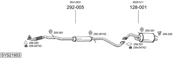 BOSAL SYS21953