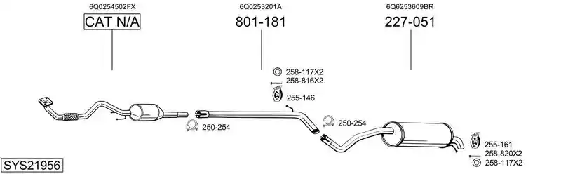BOSAL SYS21956