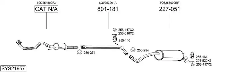 BOSAL SYS21957
