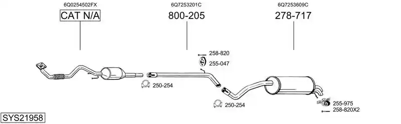 BOSAL SYS21958