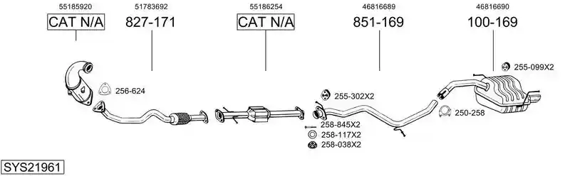 BOSAL SYS21961