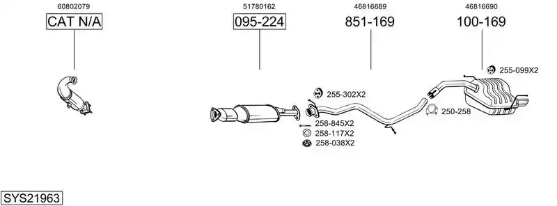 BOSAL SYS21963