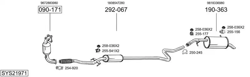 BOSAL SYS21971