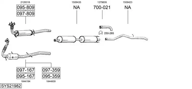 BOSAL SYS21982