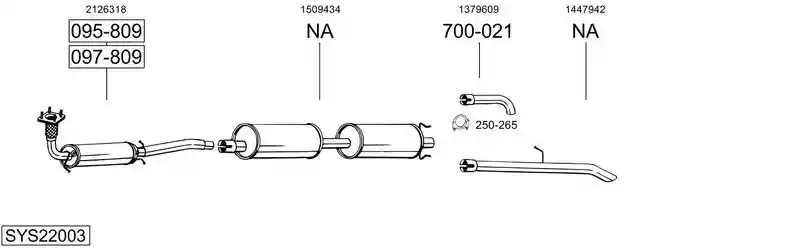 BOSAL SYS22003