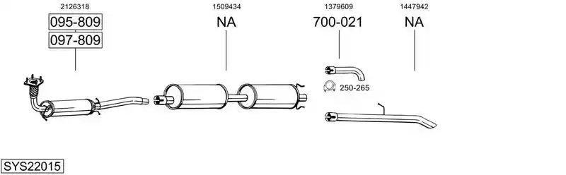 BOSAL SYS22015