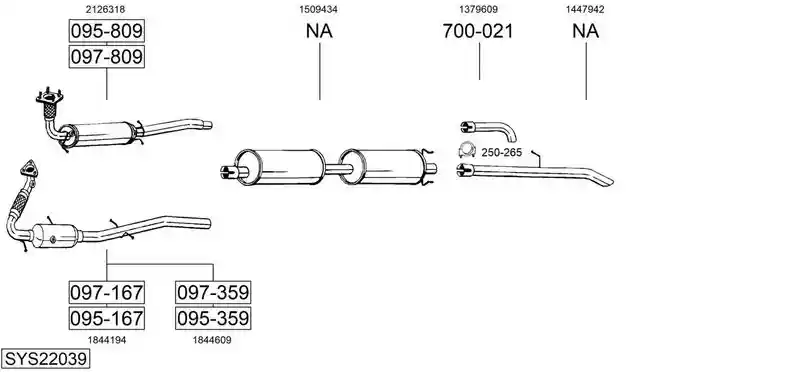 BOSAL SYS22039