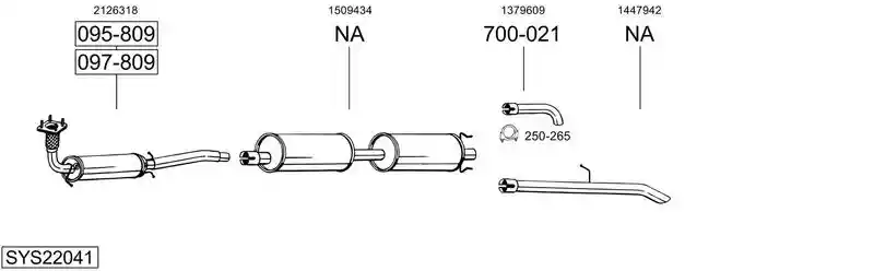 BOSAL SYS22041