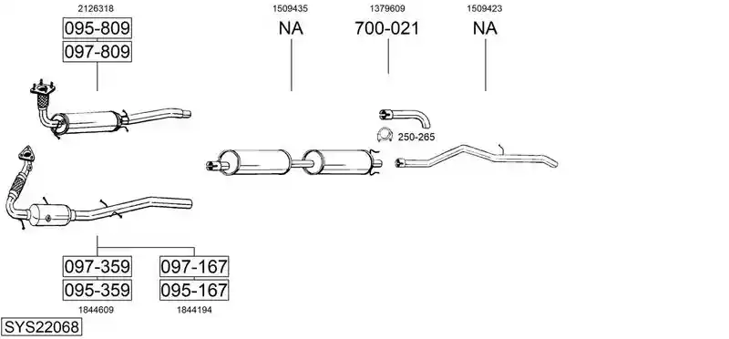 BOSAL SYS22068