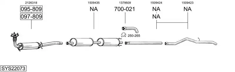 BOSAL SYS22073