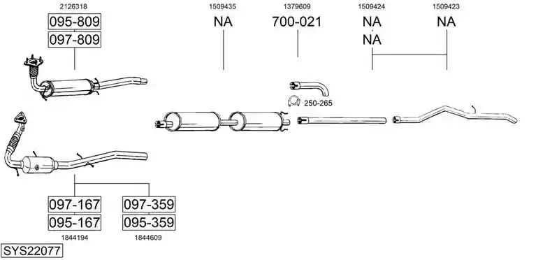 BOSAL SYS22077