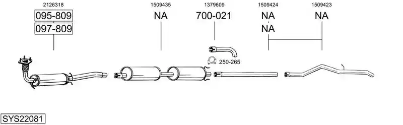 BOSAL SYS22081