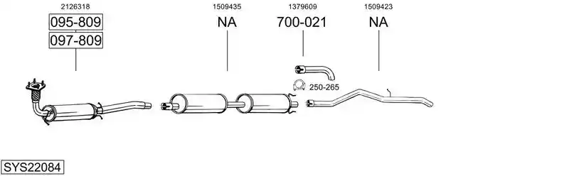 BOSAL SYS22084